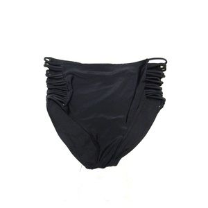 Black high waisted bikini bottoms